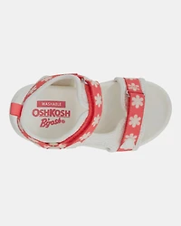 Toddler Girl Casual Floral Meadow Sandals - Orange