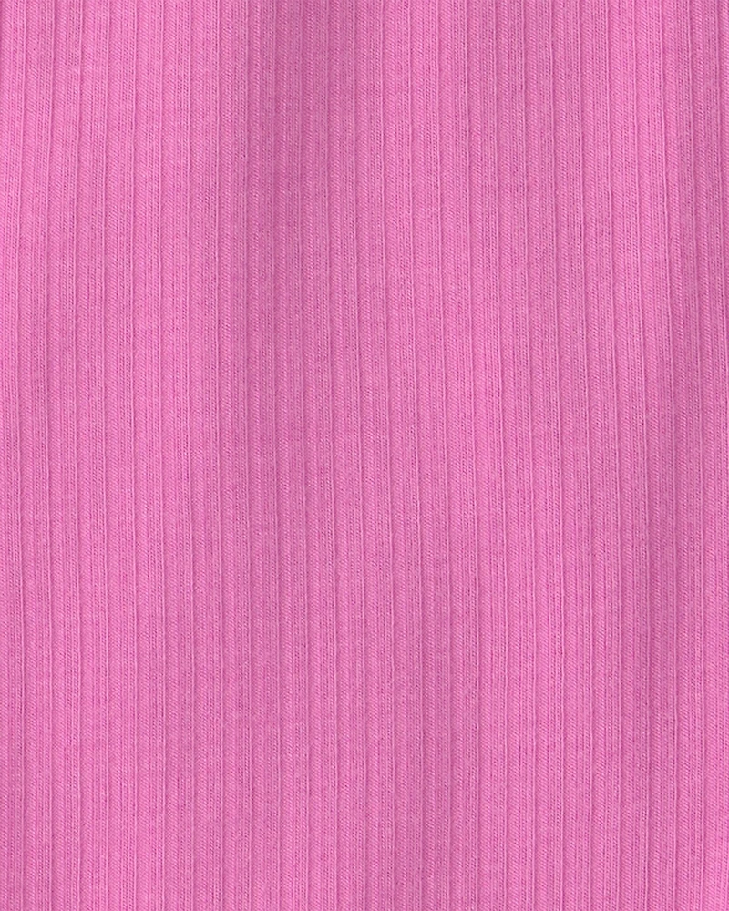 Baby Girl PurelySoft Snug Fit 1-Piece Pajama - Pink