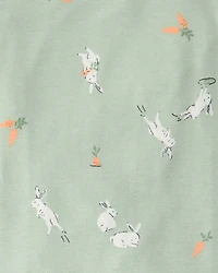 Kid Easter Bunny PurelySoft 2-Piece Pajama Set - Green