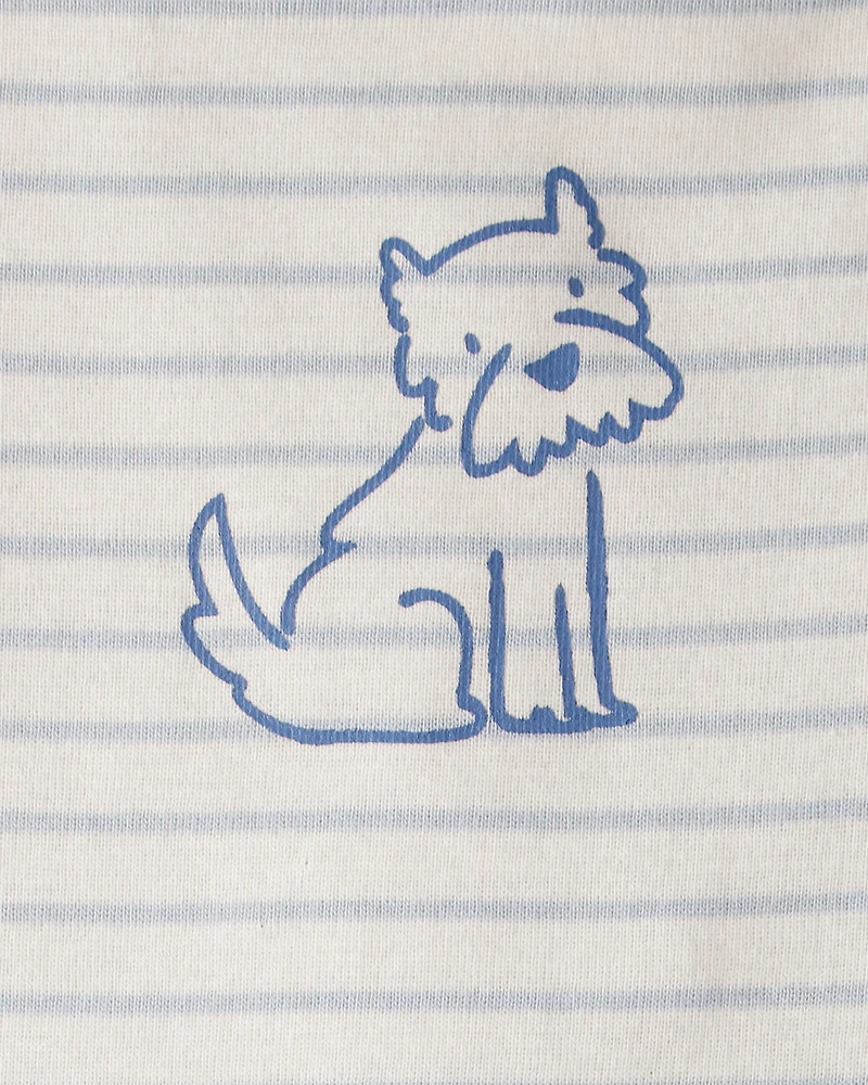 Baby Girl 5-Pack Swan Multipack Bodysuits - Purple/Blue