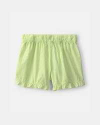 Girls Ruffle-Trim Shorts