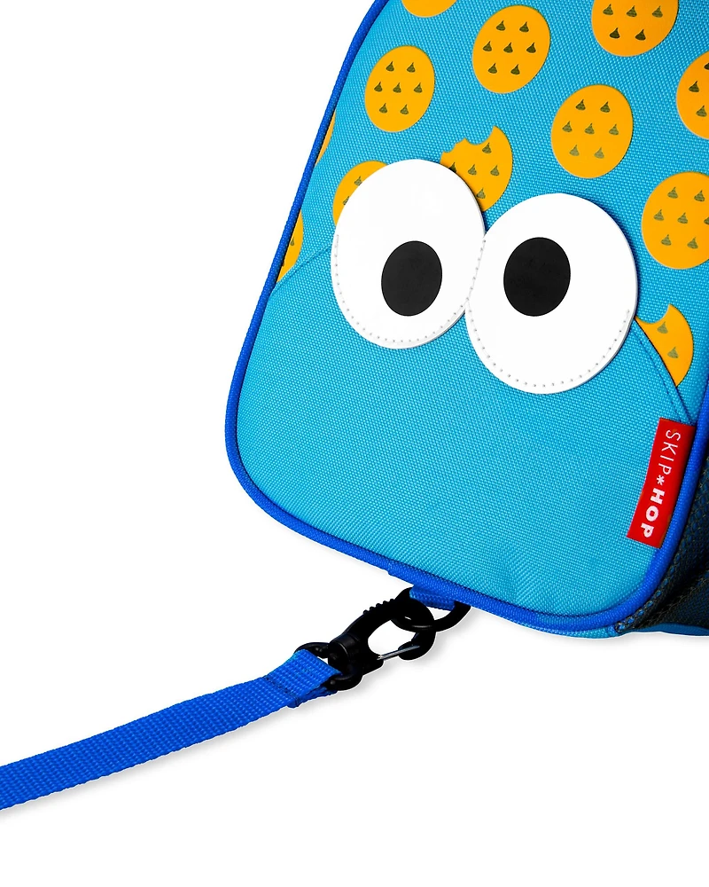 Sesame Street Mini Backpack With Safety Harness - Cookie Monster