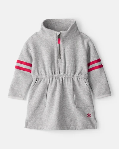 Baby Girl DayDream Fleece Dress - Grey