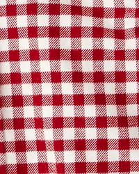 Baby Boy Plaid Organic Cotton Button-Front Flannel Shirt