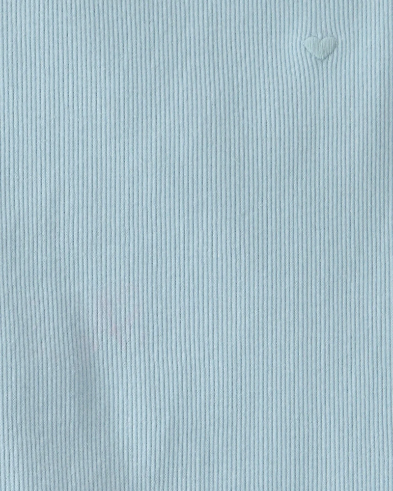 Toddler Girl 2-Piece Tropical Floral Tank Top & Skirt Set - Blue