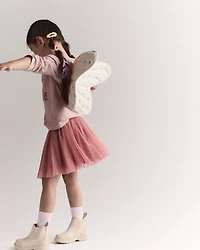 Toddler Girl Celestial Dress Up Wings - Cream/Silver