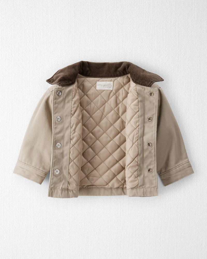 Baby Organic Cotton Twill Barn Jacket
