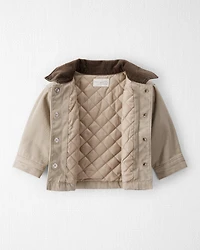 Baby Organic Cotton Twill Barn Jacket