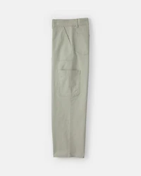 Girls Straight-Leg Cargo Pants - Green
