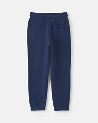 Boys Fleece Joggers - Navy Blue