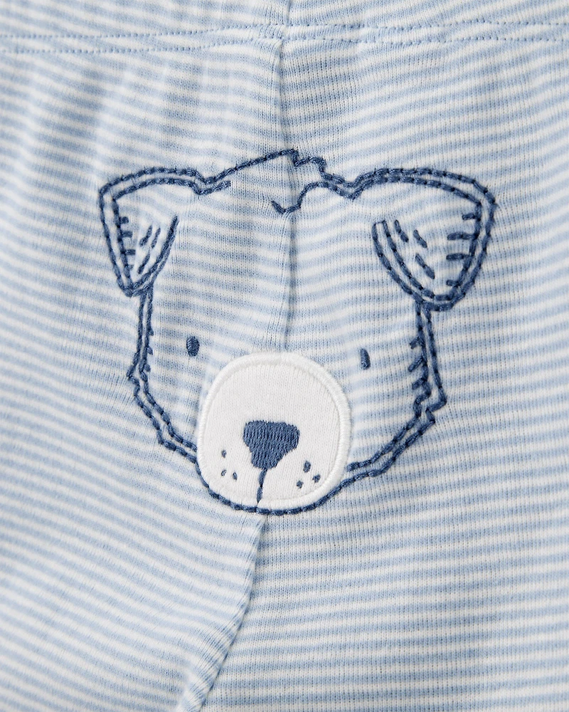 Baby Boy 3-Piece Bear Little Character Set® - Blue