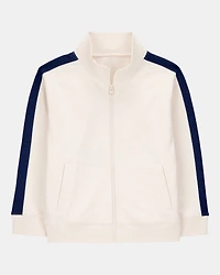 Kid Colorblock Zip-Up Jacket