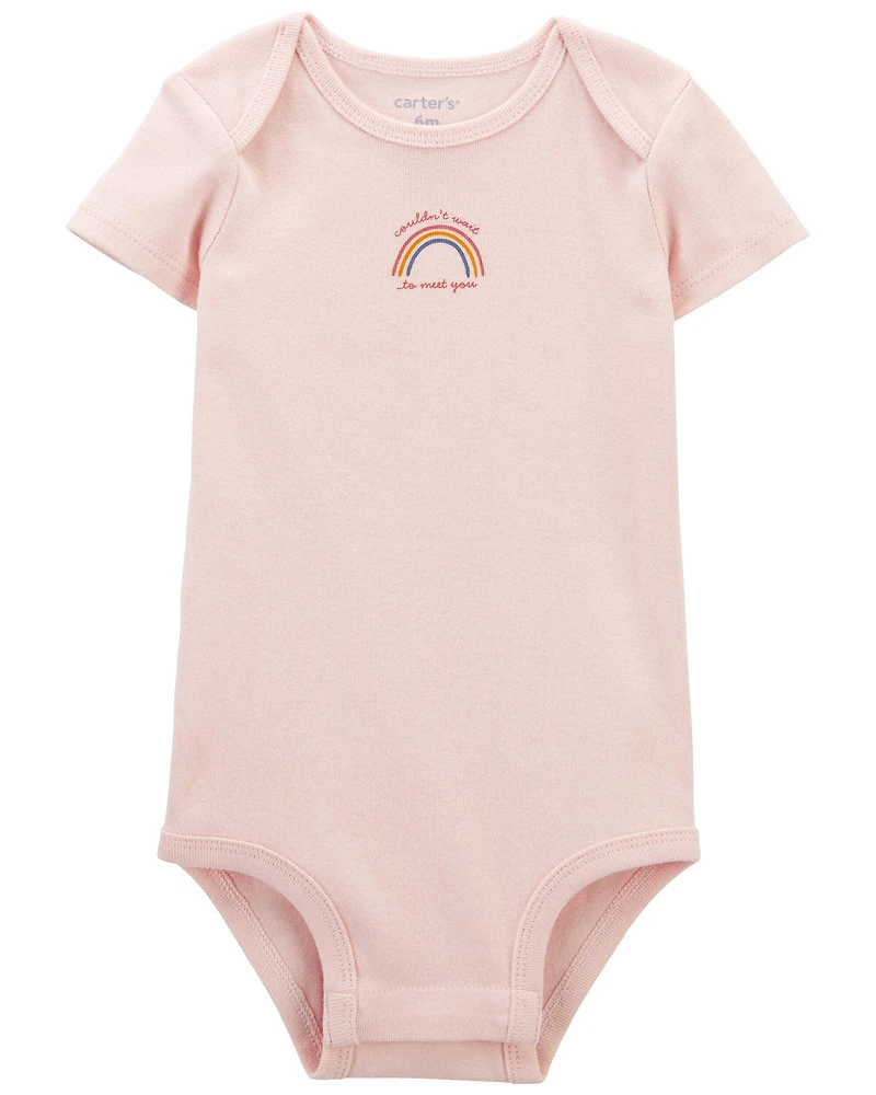 Baby Girl Preemie Rainbow Bodysuit