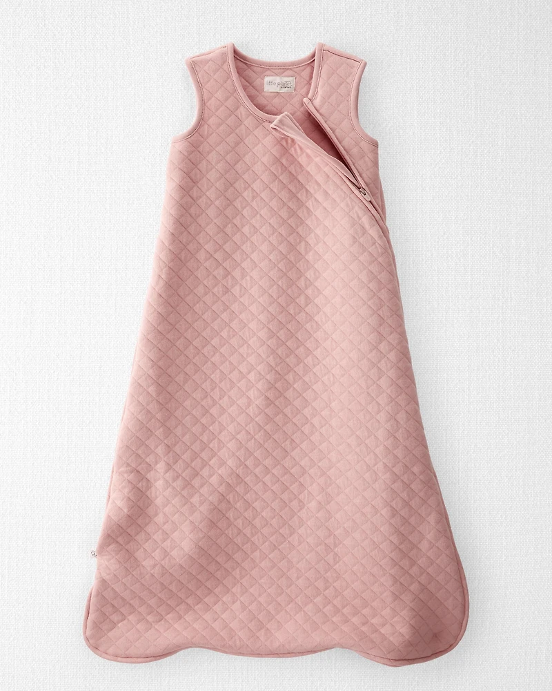 Baby Girl Double Knit Zip Wearable Blanket