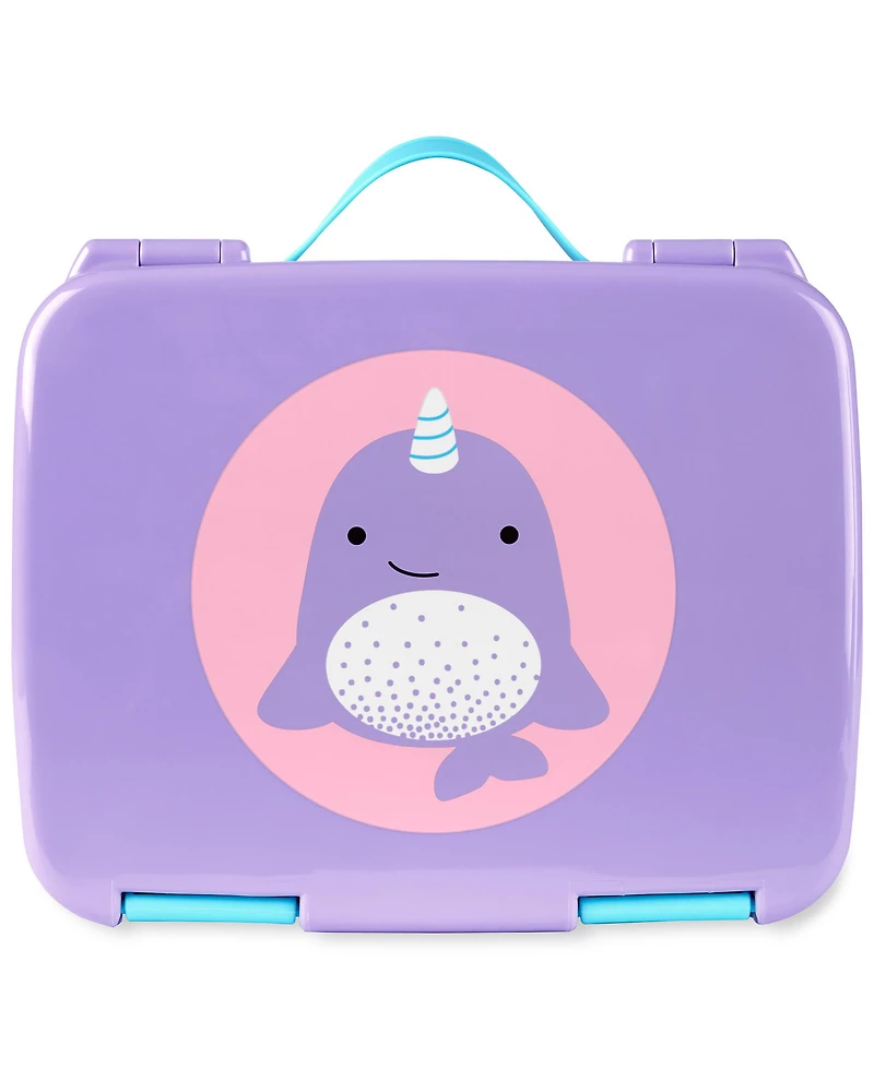 Little Kid 2-Piece Narwhal Backpack & Bento Lunch Box Set
