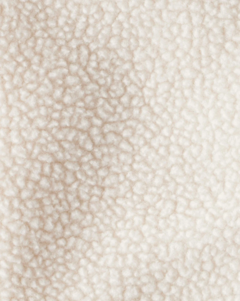 Baby Boy 3-Piece Fleece Vest Outfit Set - Green