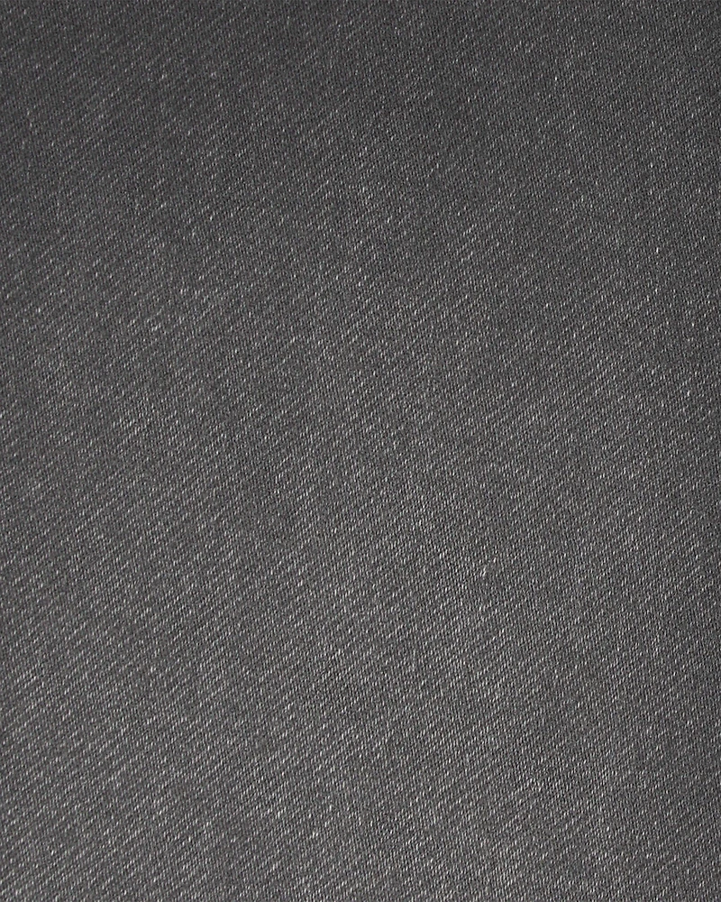 Boys Denim Drawstring Shorts - Black