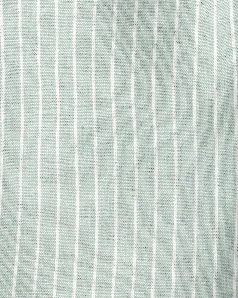 Baby Girl 2-Piece Sleeveless Tee & Pant Set - Green