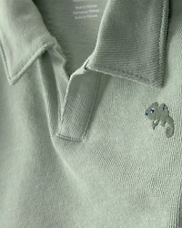 Baby Boy 2-Piece Top & Short Set - Green