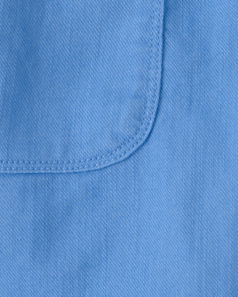 Boys Twill Shorts - Blue