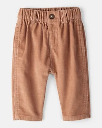 Baby Boy Corduroy Pants - Brown