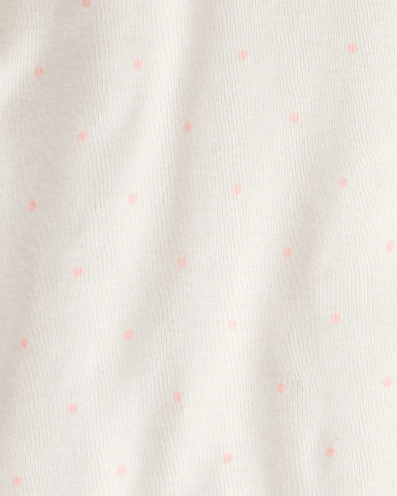 Baby 3-Piece Fruit Embroidered Little Vest Set - Pink/Ivory