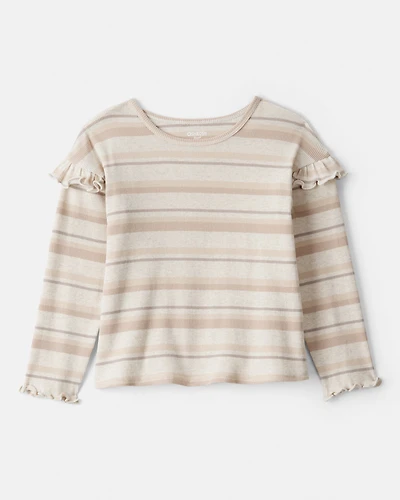 Toddler Girl Striped Long-Sleeve Top