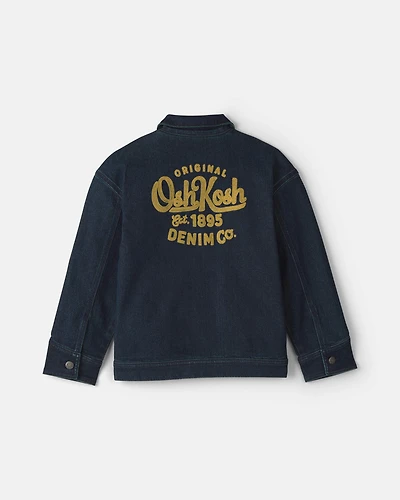 Boys Original OshKosh Denim Co' Denim Jacket - Dark Wash