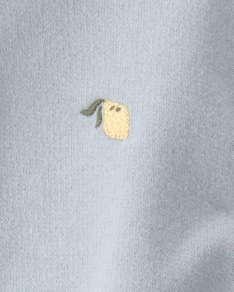 Baby Girl 3-Piece Sleeveless Top & Short Set - Blue