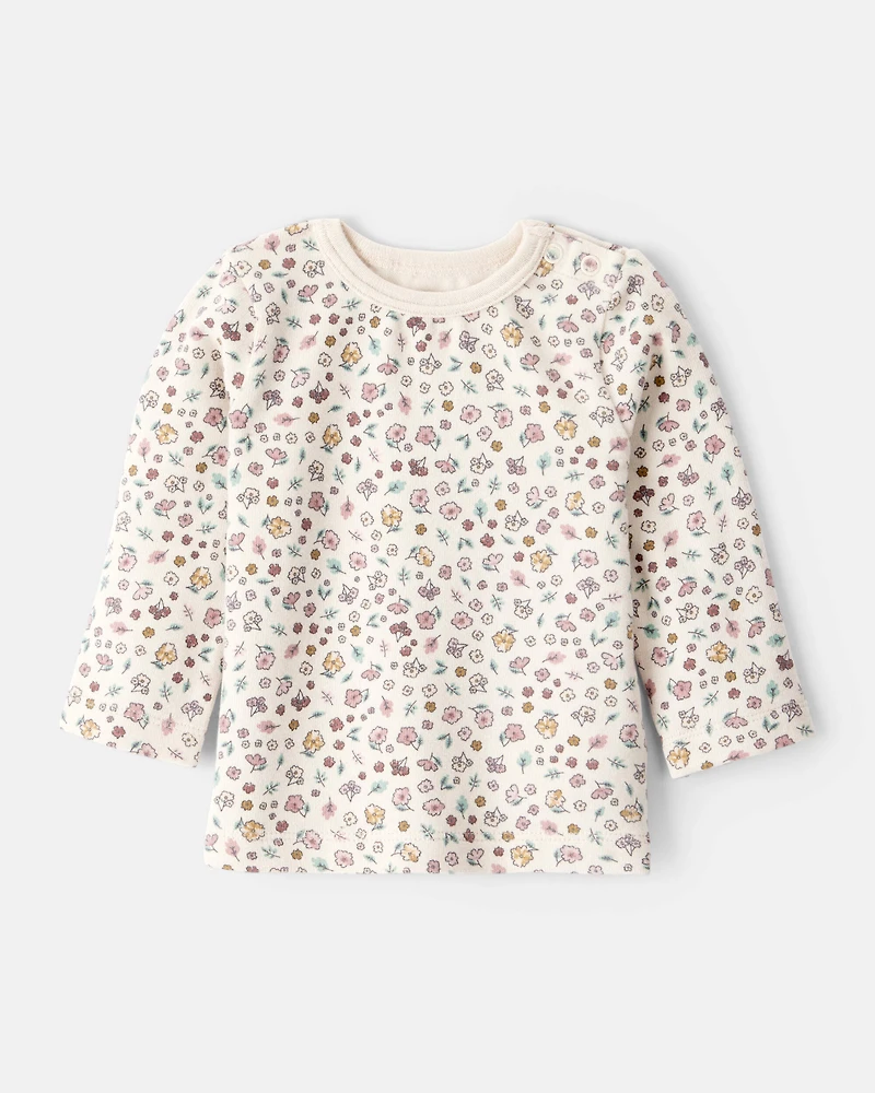 Baby Girl 3-Piece Floral Sleeveless Dress Set - Blue