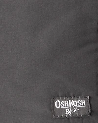 Toddler Boy Long-Sleeve Midweight Quilted Bomber Jacket - Black