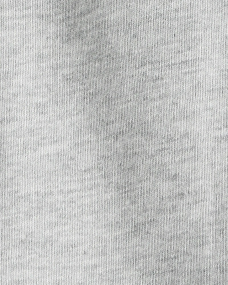 Baby Boy 3-Piece Quilted Vest Outfit Set - Grey/Black