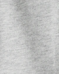 Baby Boy 3-Piece Quilted Vest Outfit Set - Grey/Black