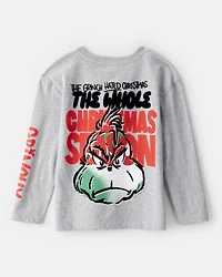 Boys Dr. Seuss™ The Grinch Long-Sleeve Graphic Tee - Grey