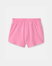 Girls French Terry Shorts - Pink