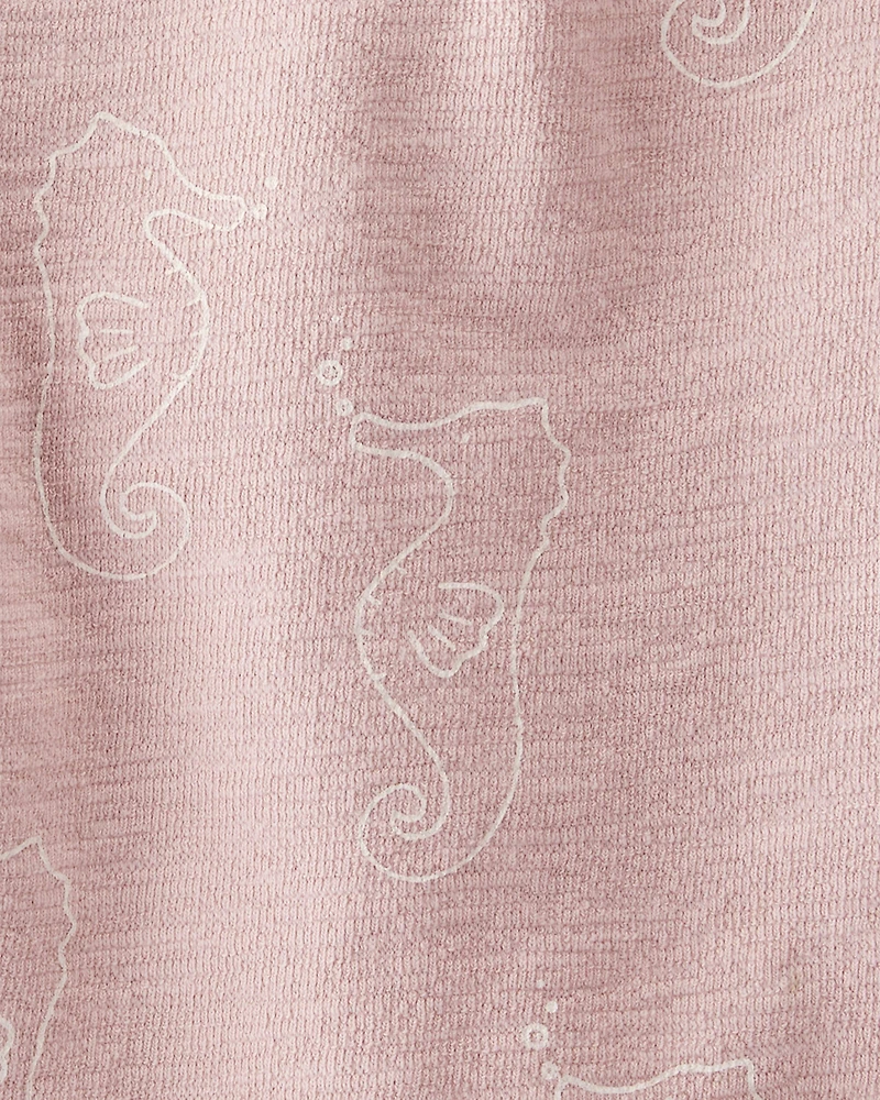 Baby 2-Piece Seahorse-Print Knit Set Made with Organic Cotton