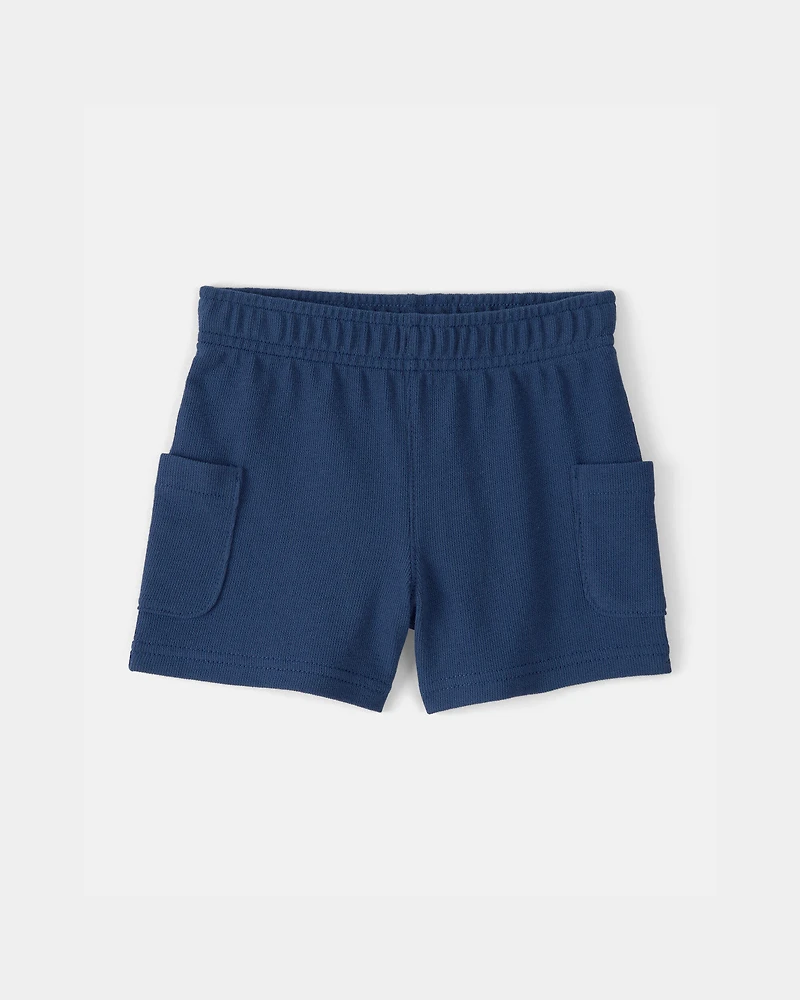 Toddler Boy 2-Piece Car Top & Short Set - Blue