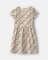 Girls Heart Short-Sleeve Dress