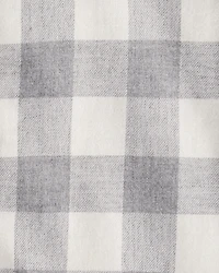 Toddler Boy Plaid Cotton Long-Sleeve Button-Down Shirt - Grey