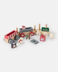 Christmas Train Wooden Toy Set