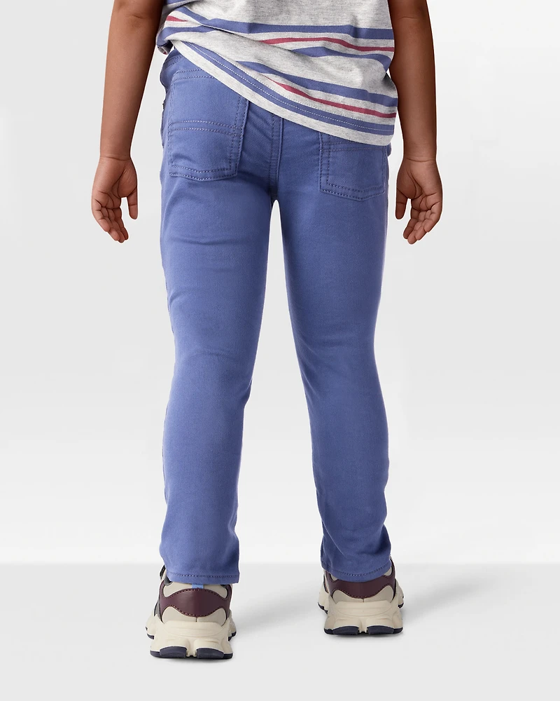 Toddler Boy Pull-On Slim Fit Pants