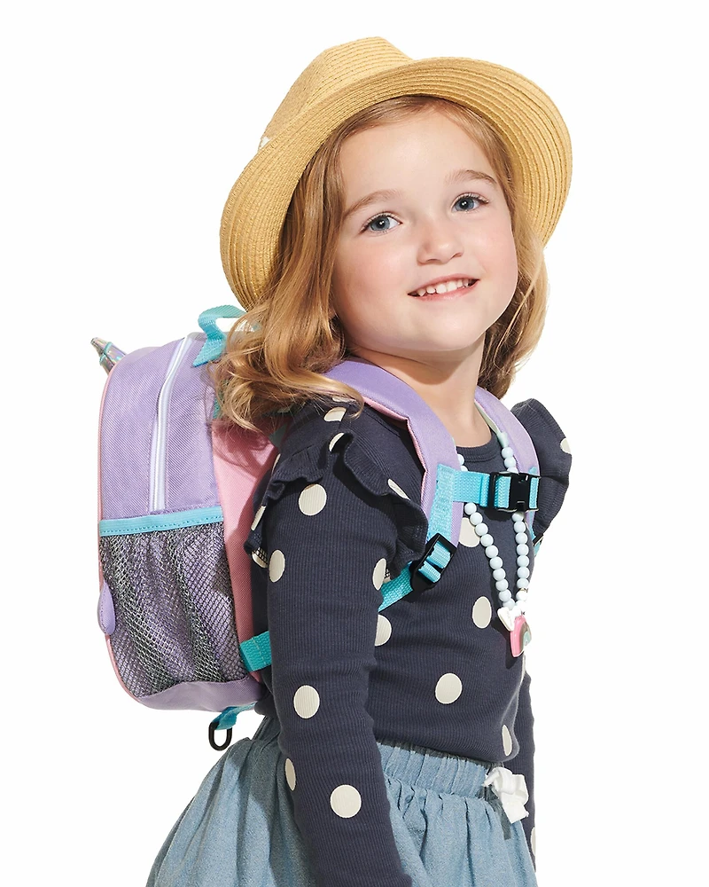 Zoo Mini Backpack with Safety Harness - Narwhal