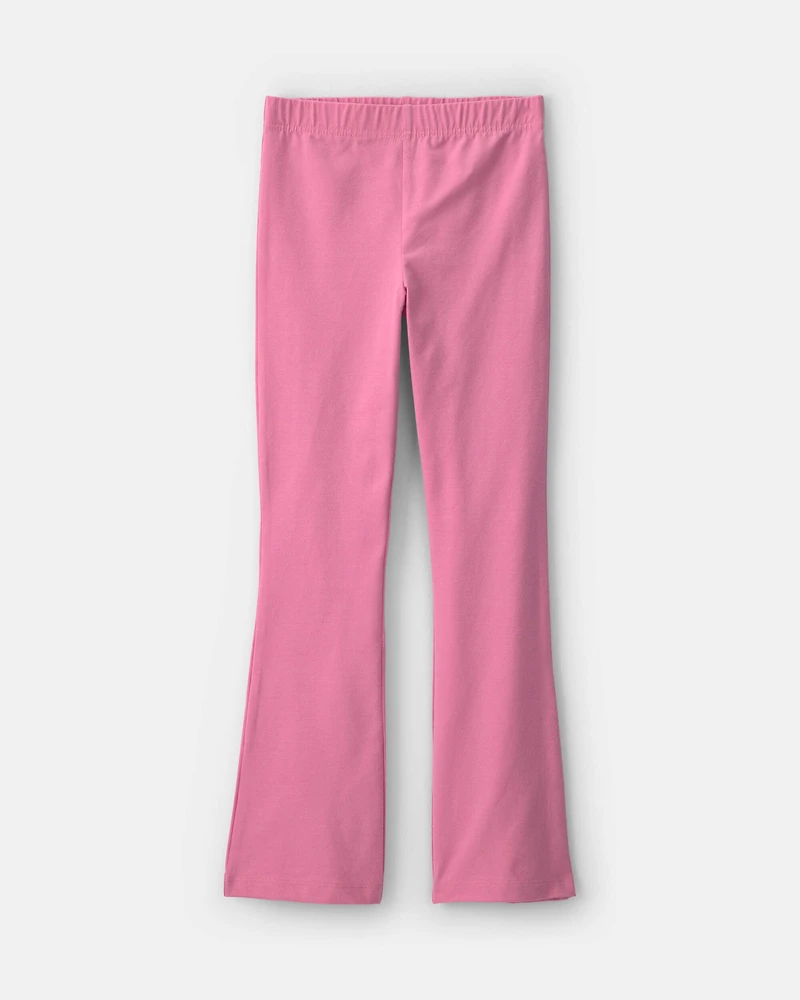 Girls Pull-On Stretch Flare Leggings