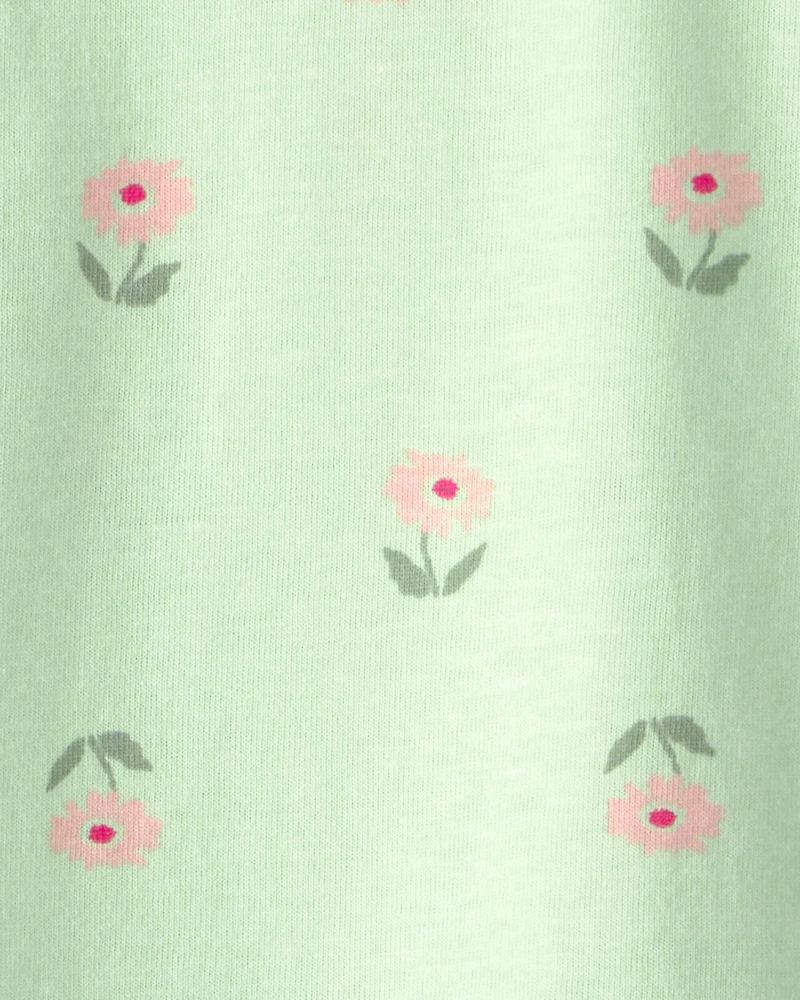 Baby Girl Floral Top - Green