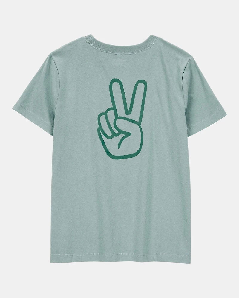 Kid My Bad Short-Sleeve Graphic Tee - Green