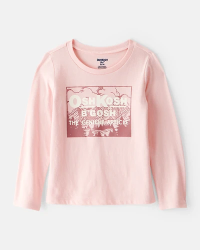 Toddler Girl Vintage OshKosh B'Gosh Long-Sleeve Graphic Tee - Pink