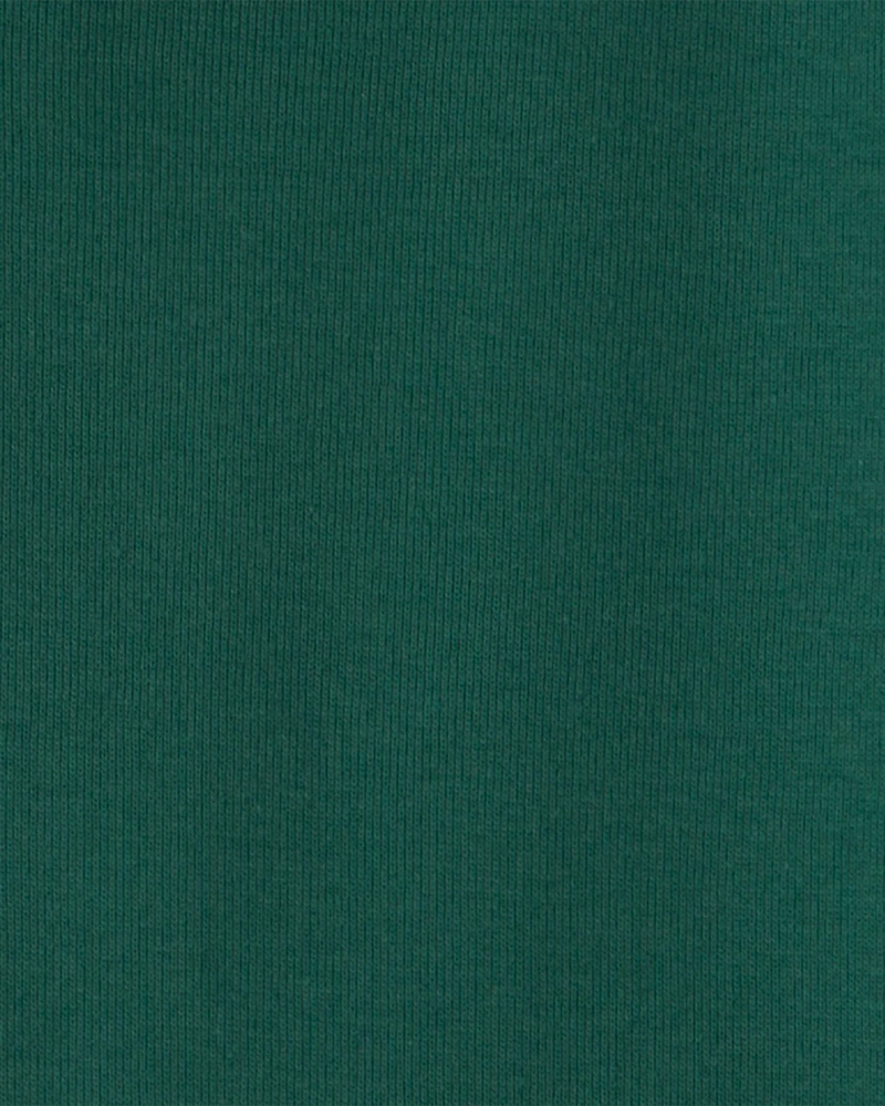 Baby Boy 3-Piece Varsity Cardigan, Bodysuit & Short Set - Green/Grey