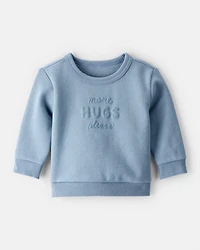 Baby Boy 2-Piece DayDream Fleece Sweatshirt & Pant Set - Blue