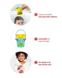 ZOO® Stack & Pour Buckets Baby Bath Toy