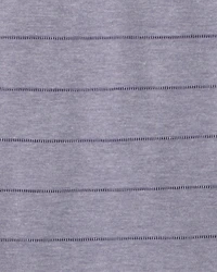 Boys Striped Henley T-Shirt - Dark Blue